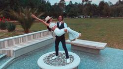 Así fue la fiesta de José Ron a lado de su nuevo romance, una conductora de Telehit