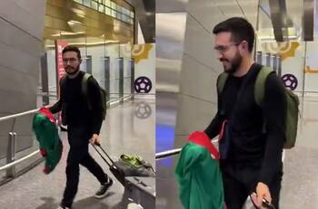 ¿Rompiendo las reglas? Así llegó uno de los primeros mexicanos al Mundial de Qatar 2022