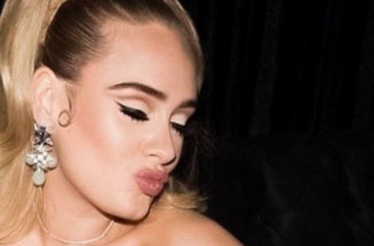 Adele aparece con un outfit de impacto y aparente nuevo galán en juego de la NBA