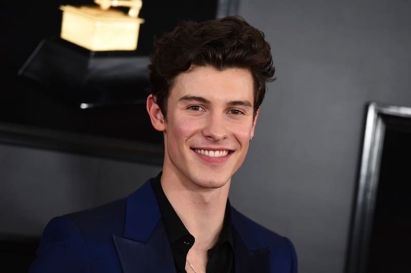 Mandatory Credit: Photo by Jordan Strauss/Invision/AP/REX/Shutterstock (10101008ss)
Shawn Mendes arrives at the 61st annual Grammy Awards at the Staples Center, in Los Angeles
61st Annual Grammy Awards - Arrivals, Los Angeles, USA - 10 Feb 2019
