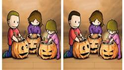 Encuentra las diferencias en este acertijo de las calabazas; tienes 20 segundos para resolverlo