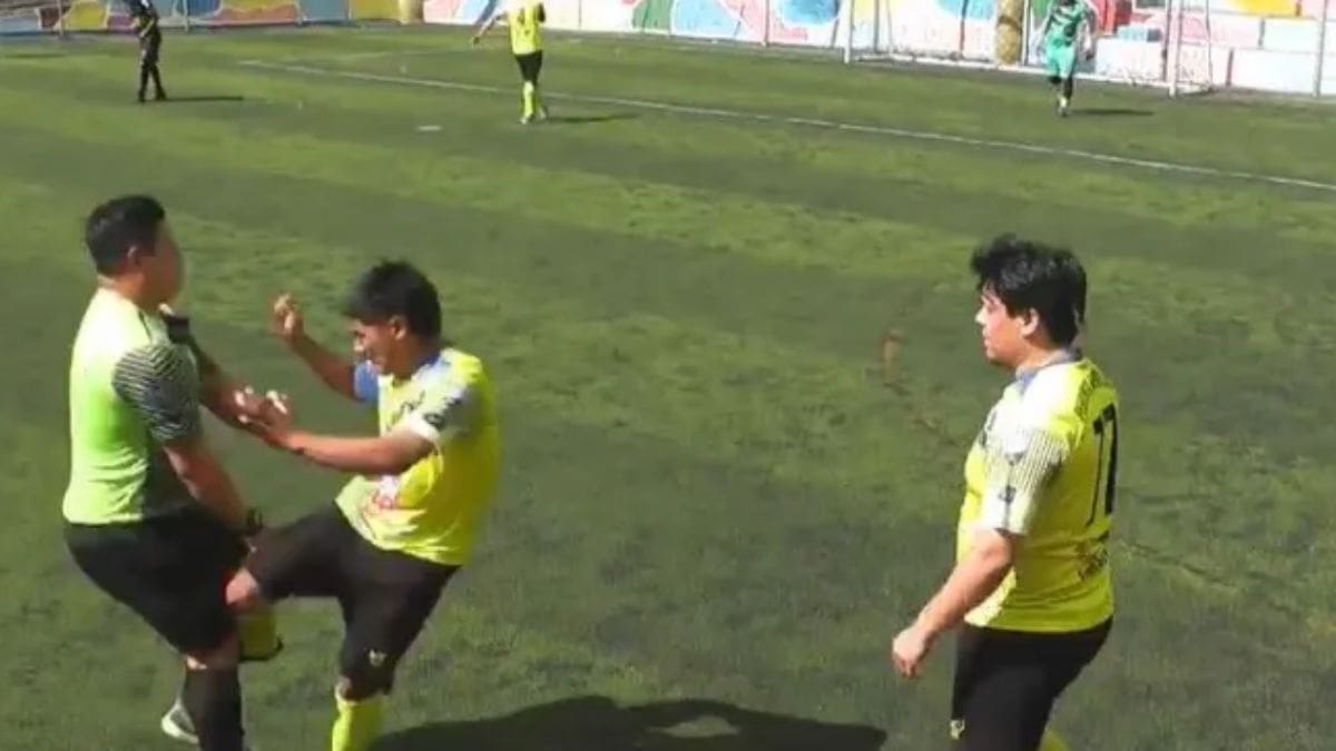 VIDEO | Brutal campal en un partido de futbol en Guatemala