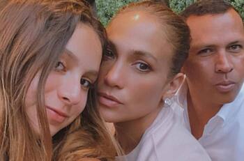 Jennifer Lopez envió un adorable saludo de cumpleaños a la hija de su ex pareja, Alex Rodríguez