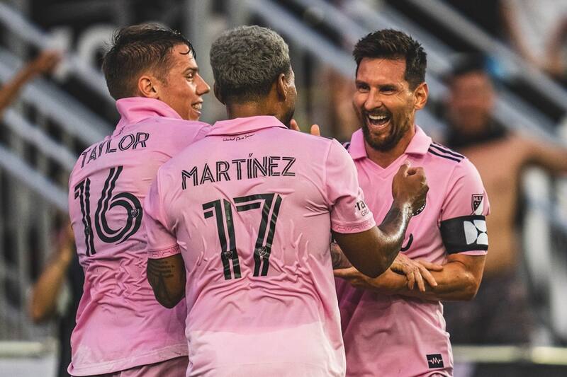 marcó un doblete en el último partido del Inter Miami