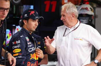 Helmut Marko alabó a Sergio "Checo" Pérez tras GP de México 2022