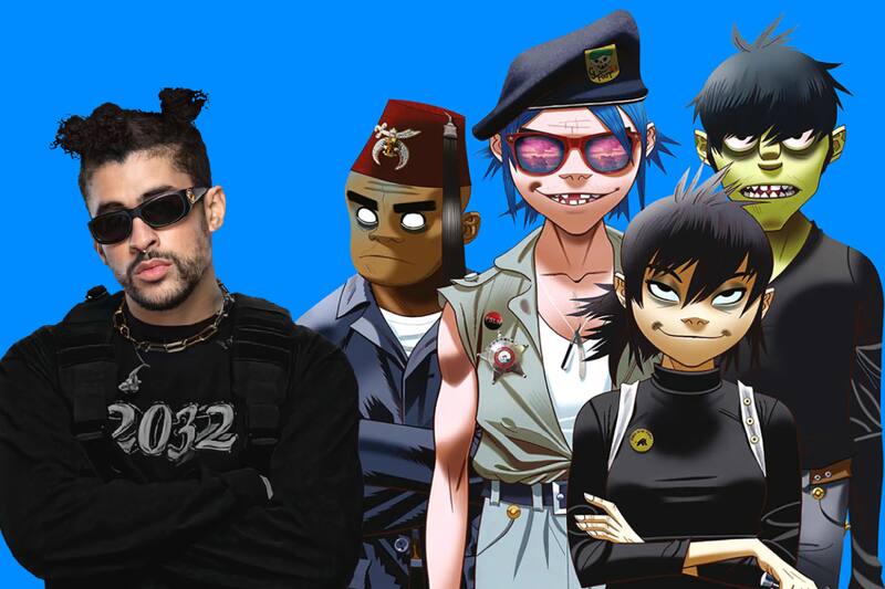 Escucha 'Tormenta' la nueva canción de Gorillaz y Bad Bunny.