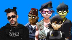 Filtran ‘Tormenta’, la nueva canción de Gorillaz junto a Bad Bunny