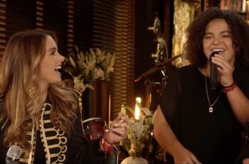 (FOTO) Así luce Lucerito Mijares maquillada por primera vez