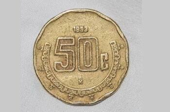 Esta moneda de 50 centavos con error es vendida en 75 mil pesos