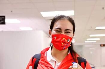 Video: Reciben en Sonora con mariachi a la medallista Alejandra Valencia