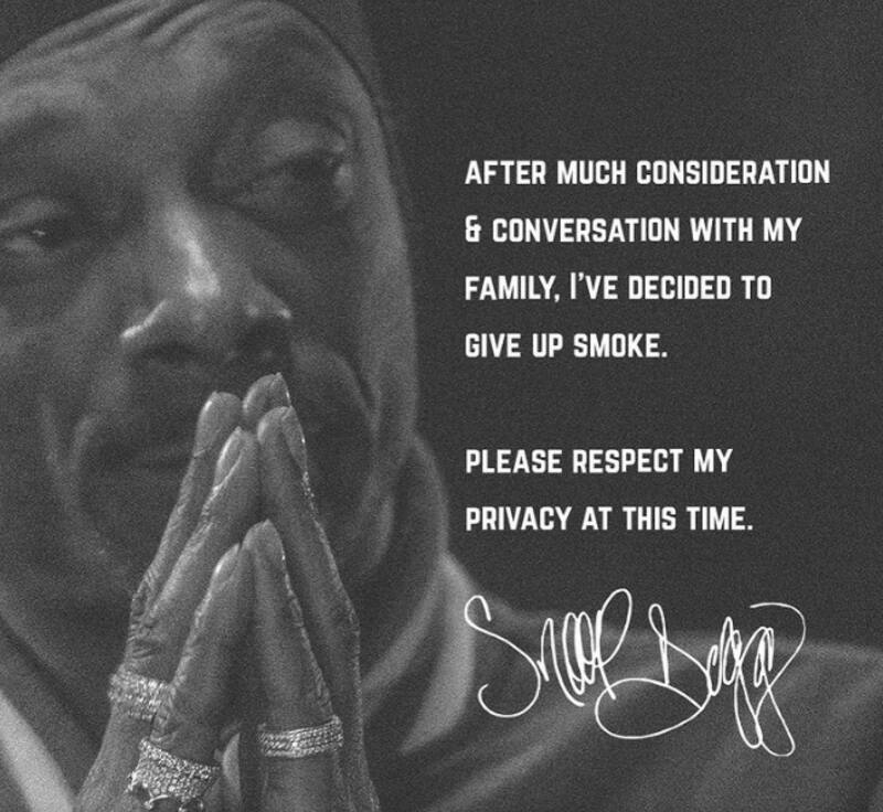 El comunicado del cantante. Foto: Instagram.