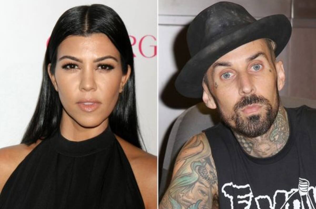 Kourtney Kardashian publicó una fotografía donde besa apasionadamente a su nuevo novio, Travis Barker