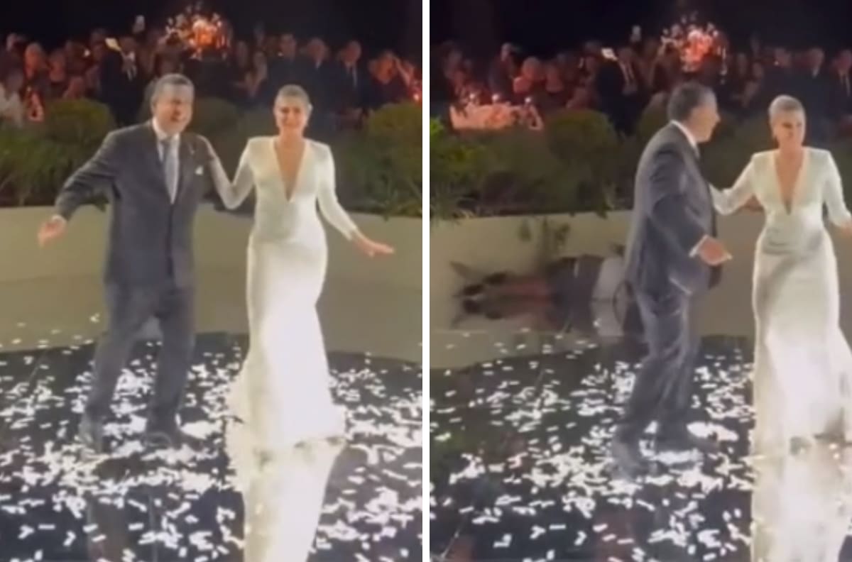 Mujer se cae en pleno baile en boda y se viraliza| VIDEO
