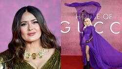 Salma Hayek y Lady Gaga lucieron radiantes en el estreno de "House Of Gucci"