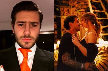 Nacho Peregrín, hermano de Belinda, le cocina pasta a Christian Nodal