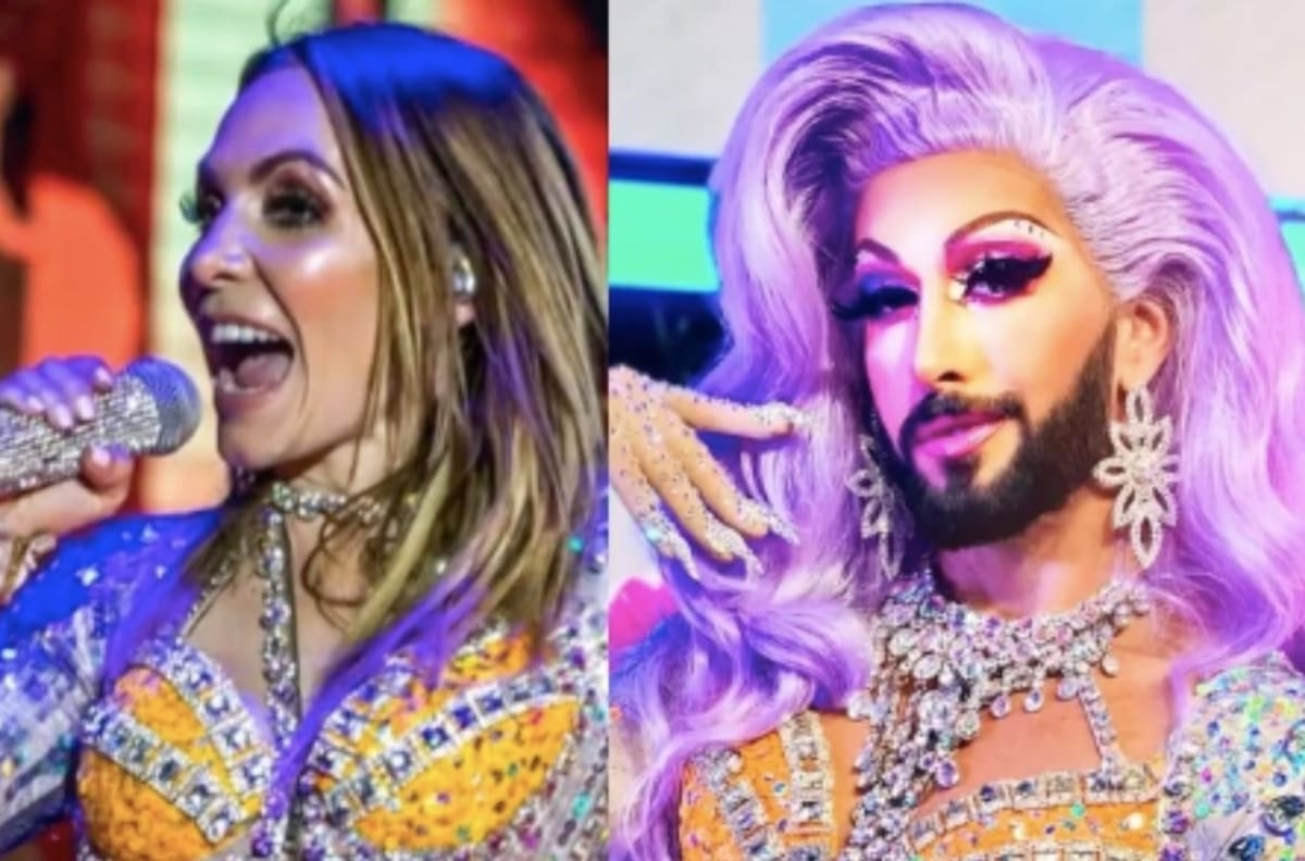 Roberto Carlo cumple su sueño y se viste de drag queen con traje de Erika Zaba
