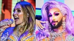 Roberto Carlo cumple su sueño y se viste de drag queen con traje de Erika Zaba