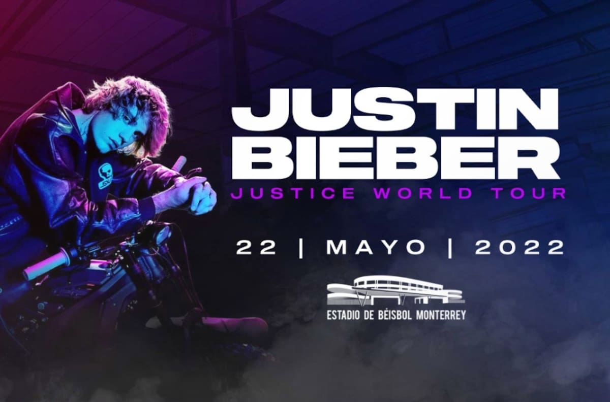 Justin Bieber confirma su regreso a México con concierto en Monterrey en 2022