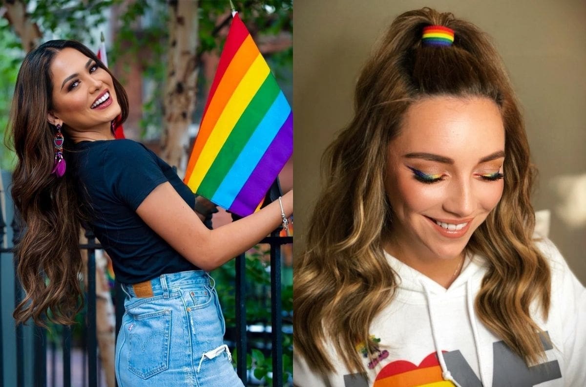 Andrea Meza, Regina Blandón y todas las famosas mexicanas que se vistieron de colores para celebrar PRIDE