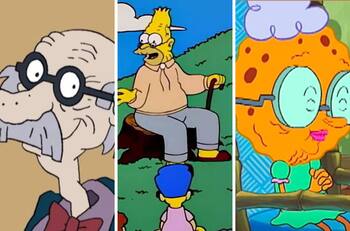 Estos son los abuelitos más geniales de las caricaturas ¡Los amamos!