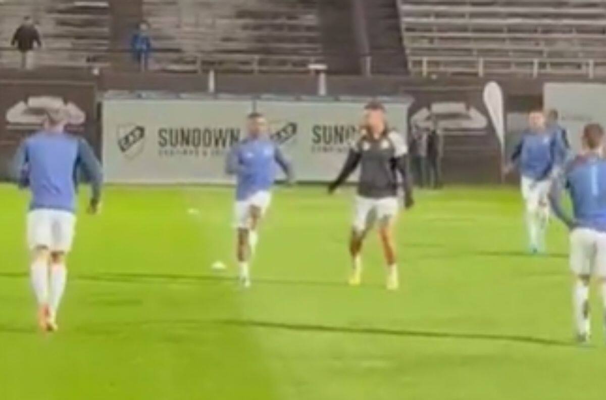 VIDEO | El calentamiento de Edwin Cardona por el que es objeto de críticas por la afición de Racing