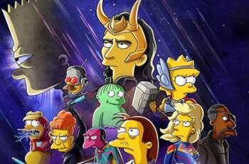 Loki y Los Simpson se unen en cortometraje para Disney+