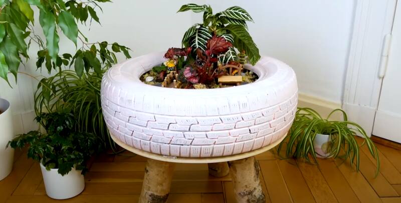 Los neuméticos viejos y usados pueden tener una segunda vida | Foto: Youtube Tipo Listo