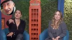 Andrea Legarreta cautivó a Ignacio López Tarso con sus piernas