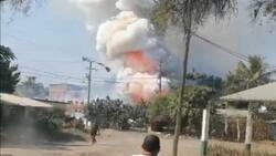 VIDEO: Explota bodega clandestina de pirotecnia en Apatzingán, Michoacán