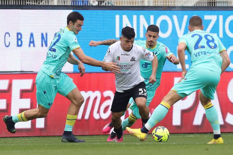 Spezia y Hellas Verona definirán a un partido quien pasará a ser de la Serie B. (Twitter)