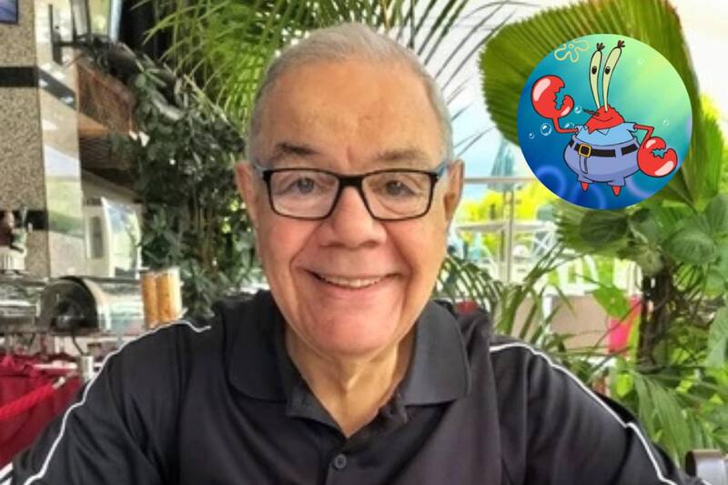 Luis Pérez Pons le dio vida a Don Cangrejo en "Bob Esponja".