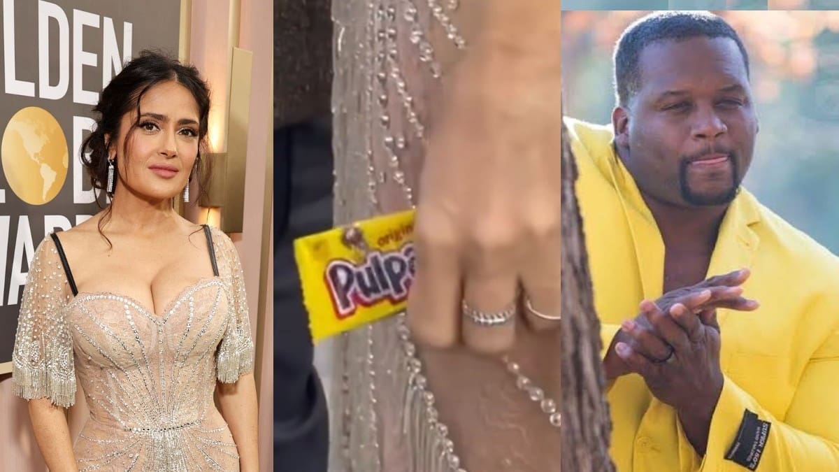 Los mejores memes de Salma Hayek y su pulparindo en los Premios Globo de Oro 2023