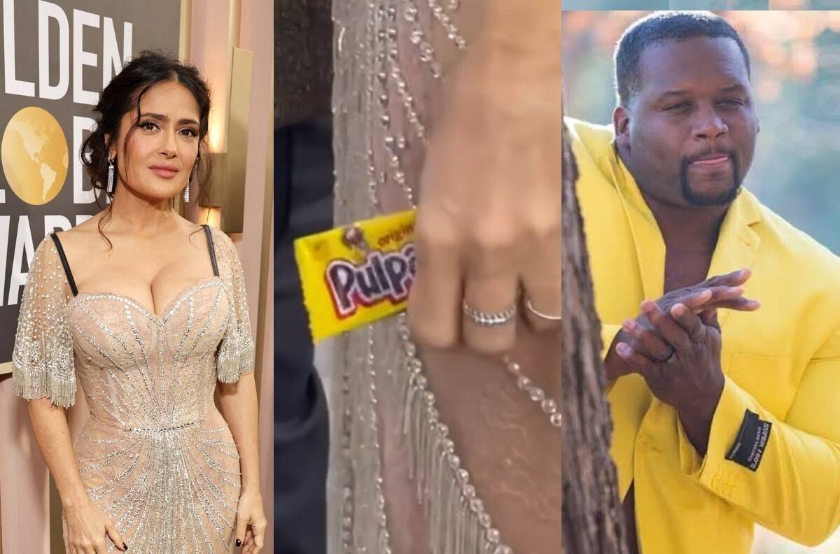 Los mejores memes de Salma Hayek y su pulparindo en los Premios Globo de Oro 2023