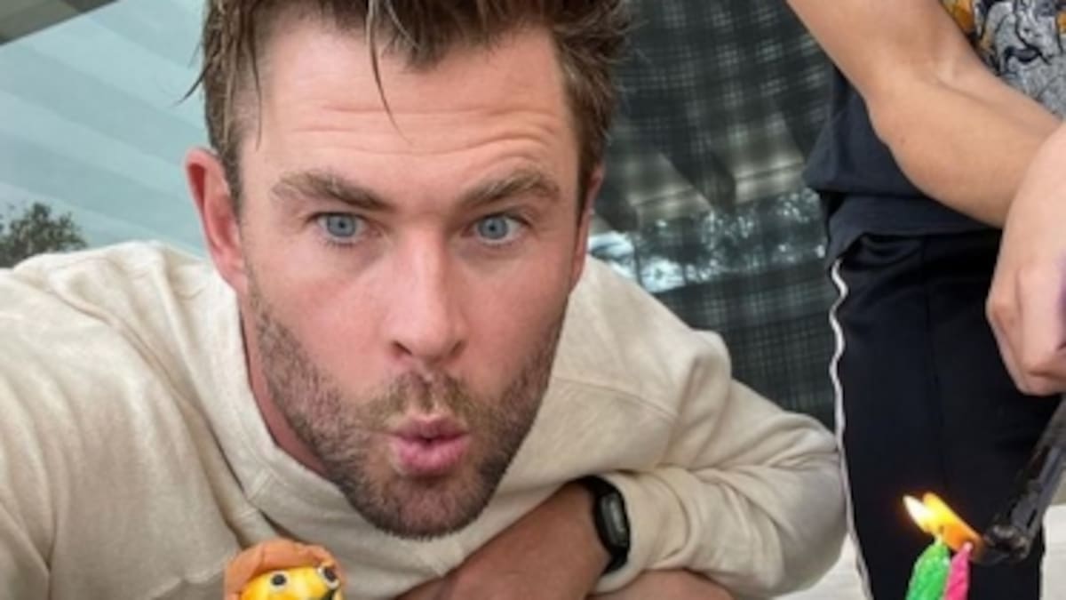 Chris Hemsworth y el adorable pastel de cumpleaños que le hicieron sus hijos