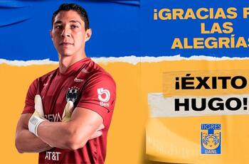 Hugo González salió de Rayados y la ciudad de Monterrey lo festejó e hizo memes