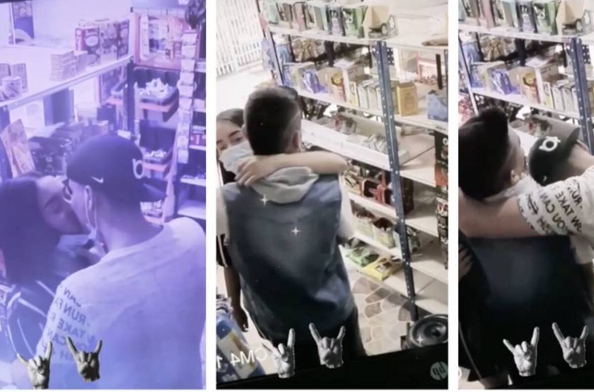 VIDEO | ¡Al estilo Judas! Hombre besa a la novia de su amigo y luego lo abraza
