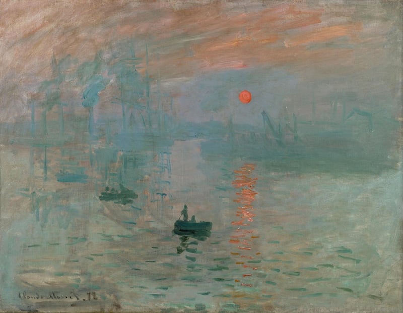 Impresión, Sol Naciente, Claude Monet