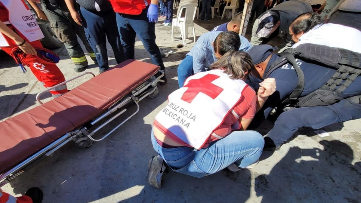 VIDEO | 10 Adultos mayores fueron atropellados en Tamaulipas mientras esperaban cobrar su pensión