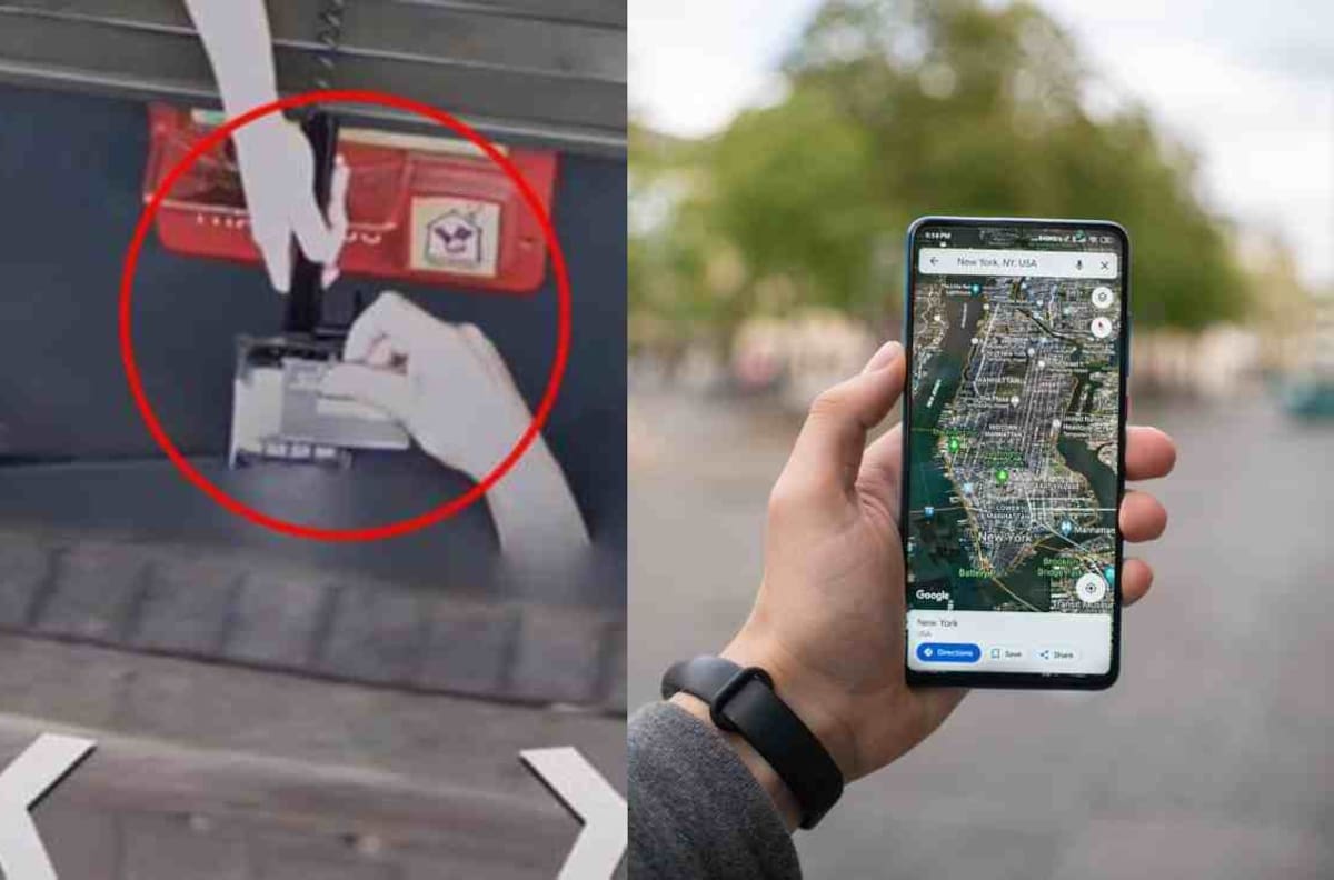 Google Maps captó una mano fantasma en restaurante de comida rápida