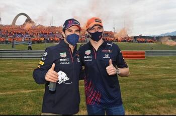 Esto hará Checo Pérez para ayudar a Max Verstappen en ser campeón del mundo