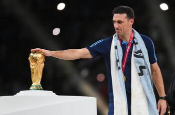 Lionel Scaloni rompe en llanto tras conseguir el título del Mundial de Qatar