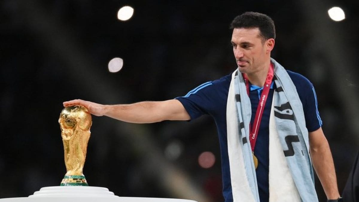 Lionel Scaloni rompe en llanto tras conseguir el título del Mundial de Qatar