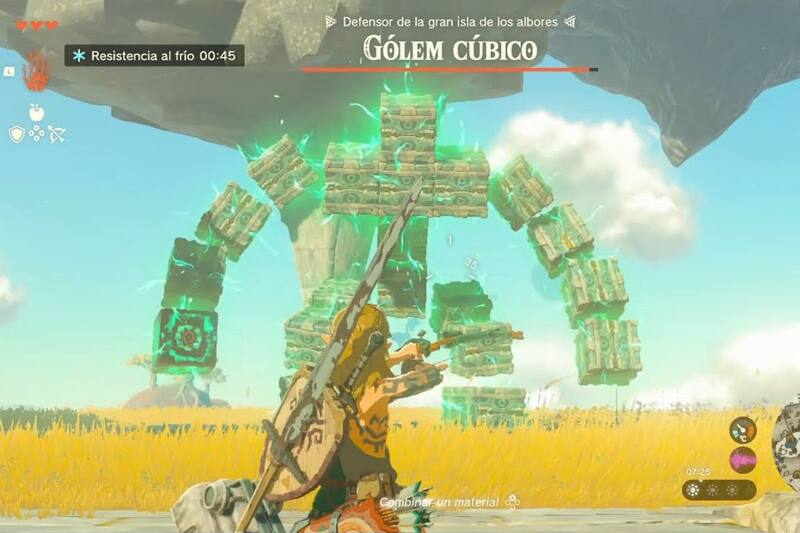Consulta cómo derrotar a los Gólems Cúbicos.