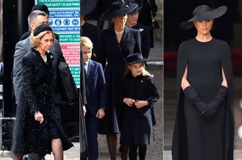 Moda: Los 10 looks más elegantes durante el funeral de la Reina Isabel II