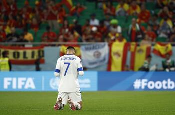 La reacción del entrenador de Costa Rica tras caer goleados con España en Qatar 2022