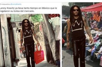 Lenny Kravitz visita CDMX y los memes enloquecen las redes sociales