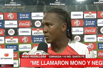 VIDEO | Al borde de las lágrimas: jugador colombiano denunció racismo de hinchas argentinos en Copa Sudamericana