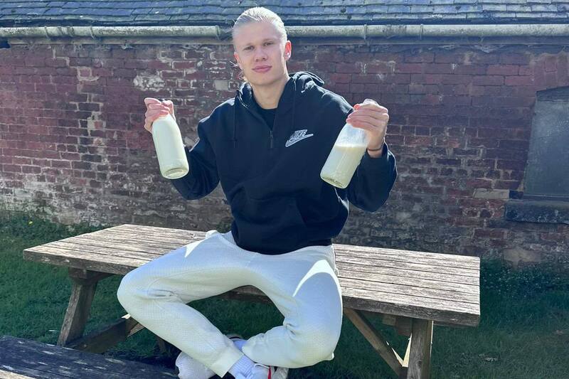 Erling Haaland reveló su secreto para estar en buena forma