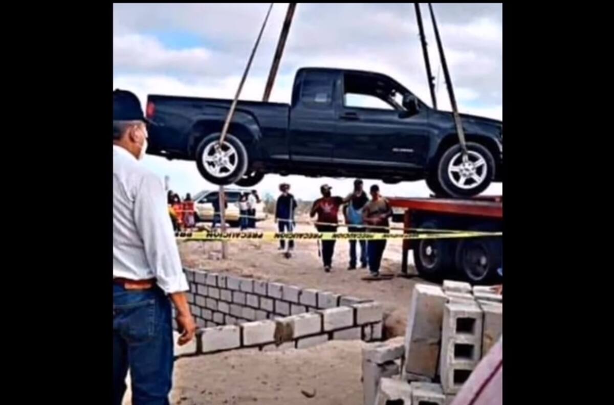 ¡Increíble! Sepultan a hombre con todo y su camioneta en Baja California Sur