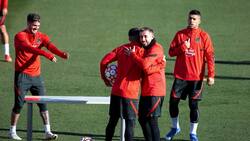 Héctor Herrera se recuperó del Covid-19 y ya entrena con el Atlético de Madrid